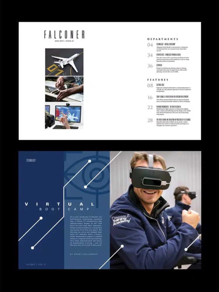 Capturas de pantalla de Falconer Magazine iPad 