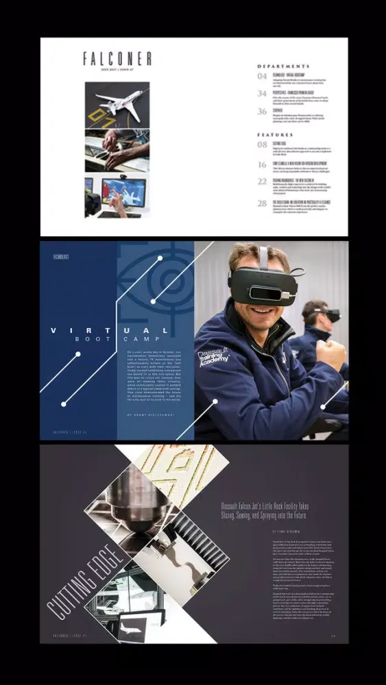 Capturas de pantalla de Falconer Magazine