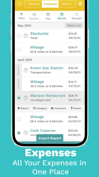 Captures d'écran de Falcon: Simple Mileage Tracker