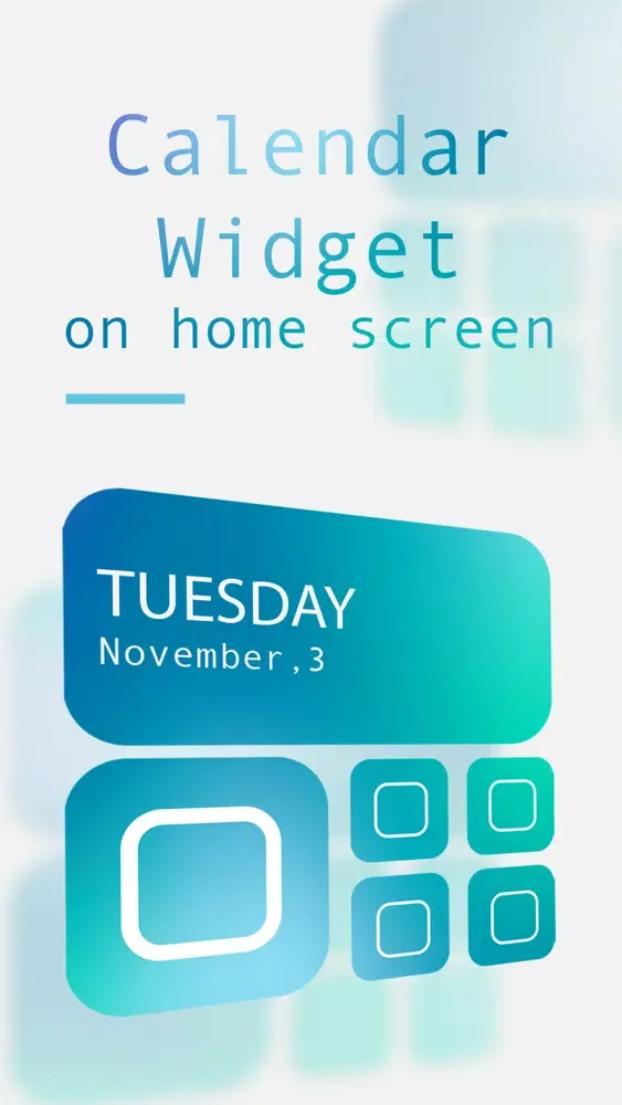 Capturas de pantalla de Calendar widget : Minimal