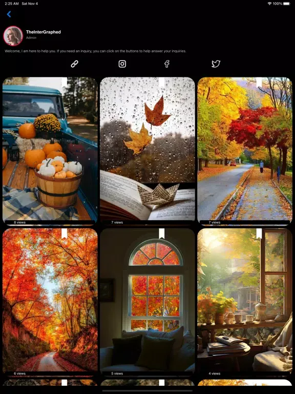 Fall wallpapers aesthetic 4k iPad  Ekran Görüntüleri