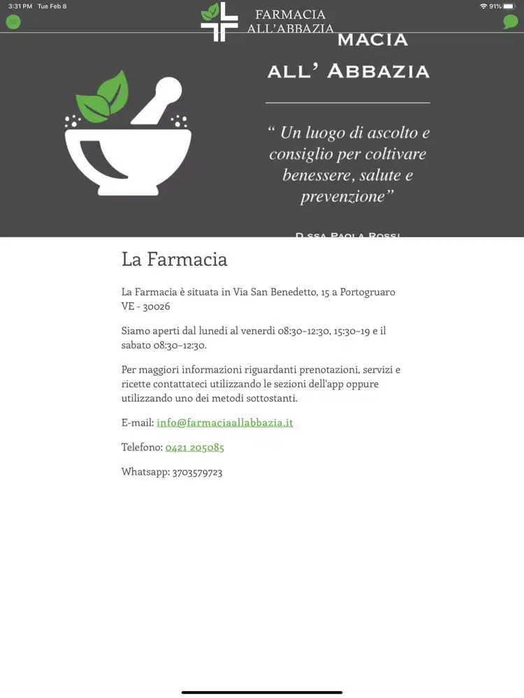 صور Farmacia All'Abbazia iPad 