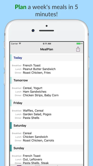 MealPlan+ Ekran Görüntüleri