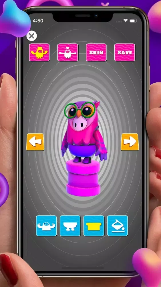 Capturas de tela do Customise Skin Kudos Knockout