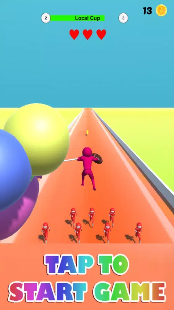 Fall Guy Silly Race Runner 스크린샷