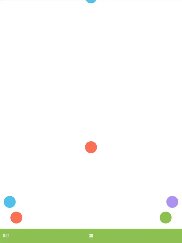 Tangkapan layar Falling-Dots iPad 