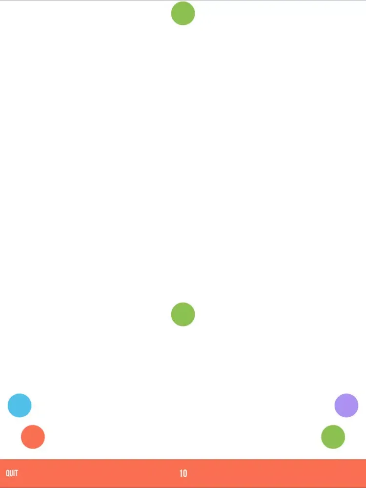 Tangkapan layar Falling-Dots iPad 