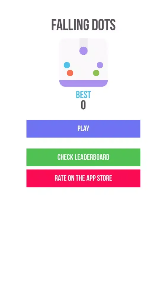 Tangkapan layar Falling-Dots