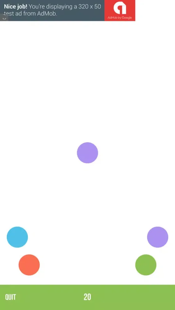 Tangkapan layar Falling-Dots
