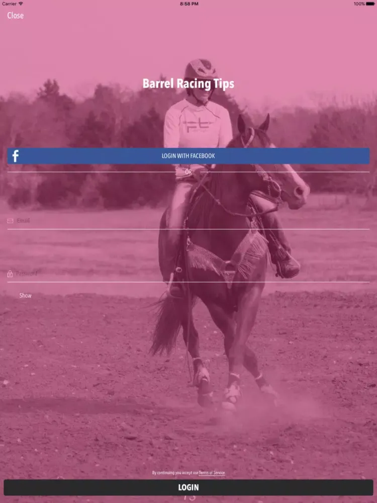 Captures d'écran de Barrel Racing Tips iPad 
