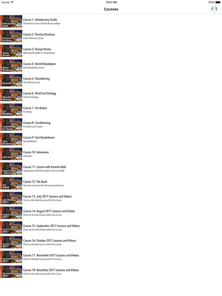 Captures d'écran de Barrel Racing Tips iPad 