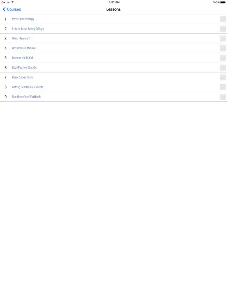 Captures d'écran de Barrel Racing Tips iPad 