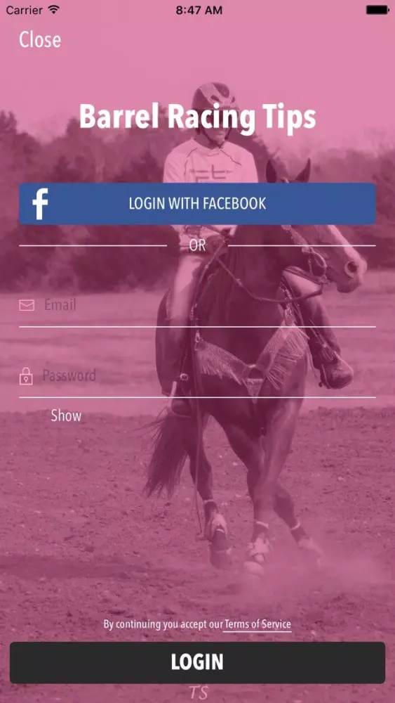 Captures d'écran de Barrel Racing Tips