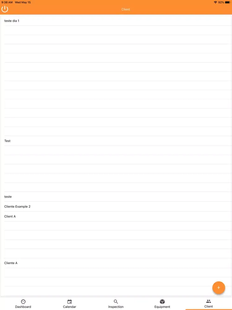 Ảnh chụp màn hình của Inspector iPad 