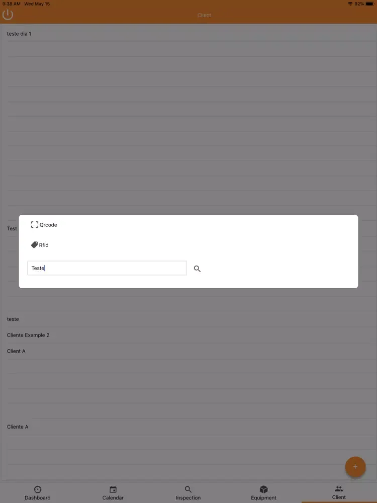Ảnh chụp màn hình của Inspector iPad 
