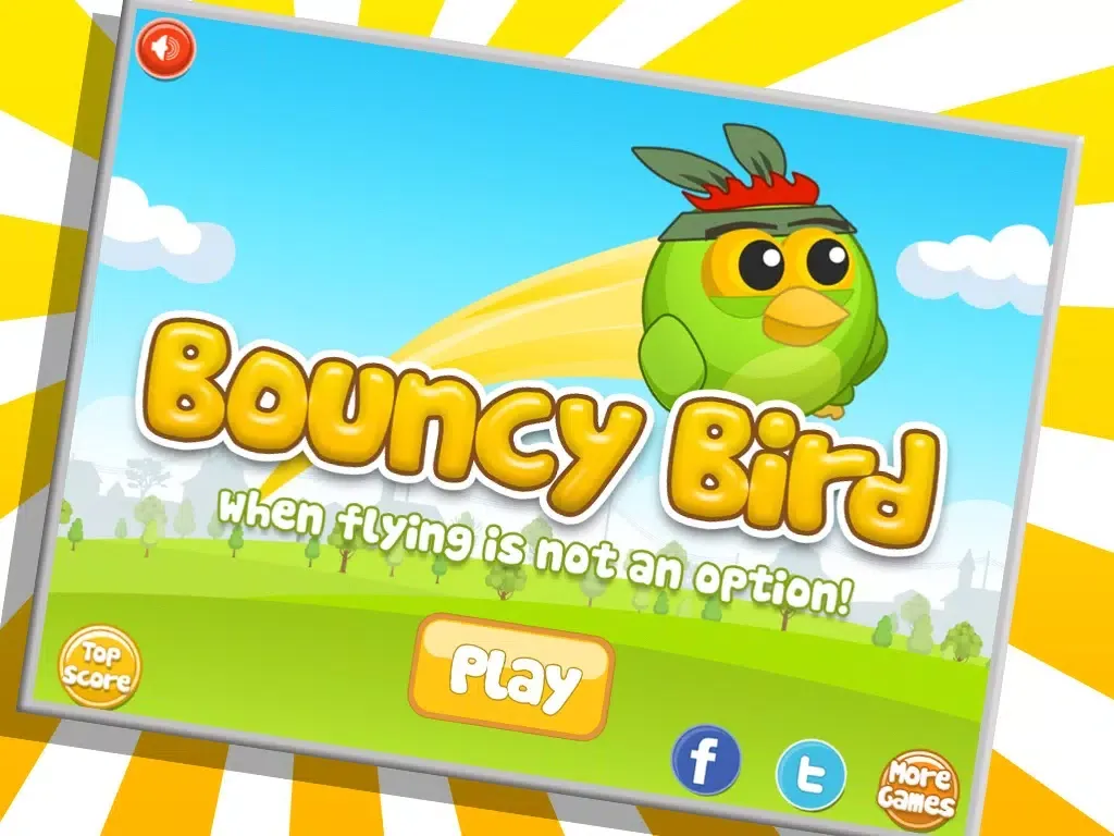Bouncy Bird Free iPad  سکرین شاٹس