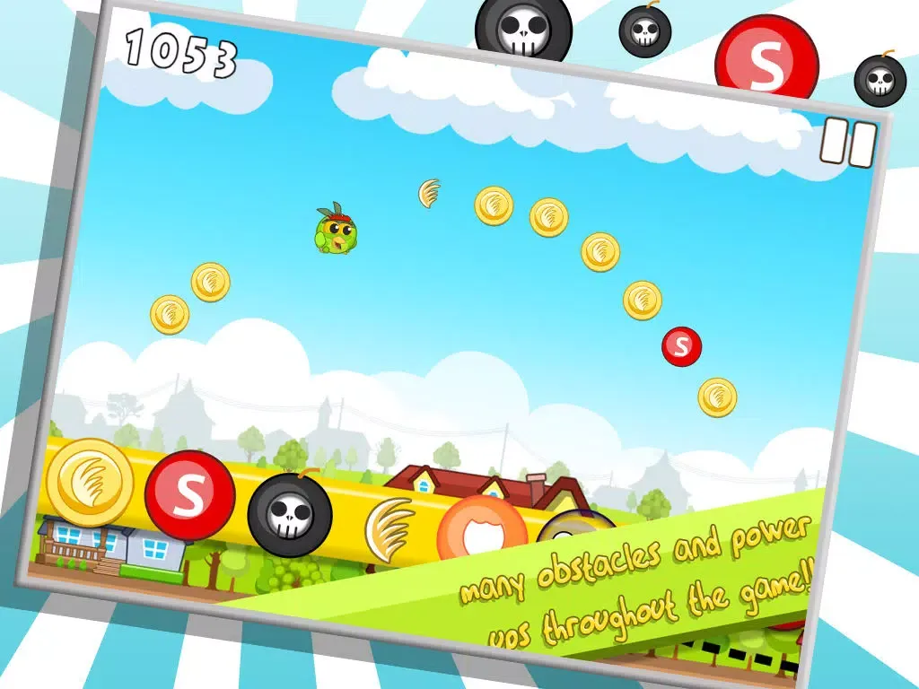 Bouncy Bird Free iPad  سکرین شاٹس