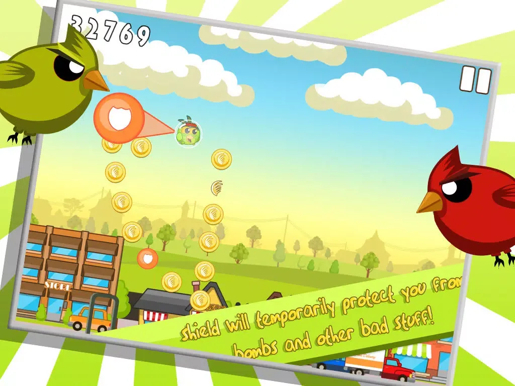 Bouncy Bird Free iPad  سکرین شاٹس