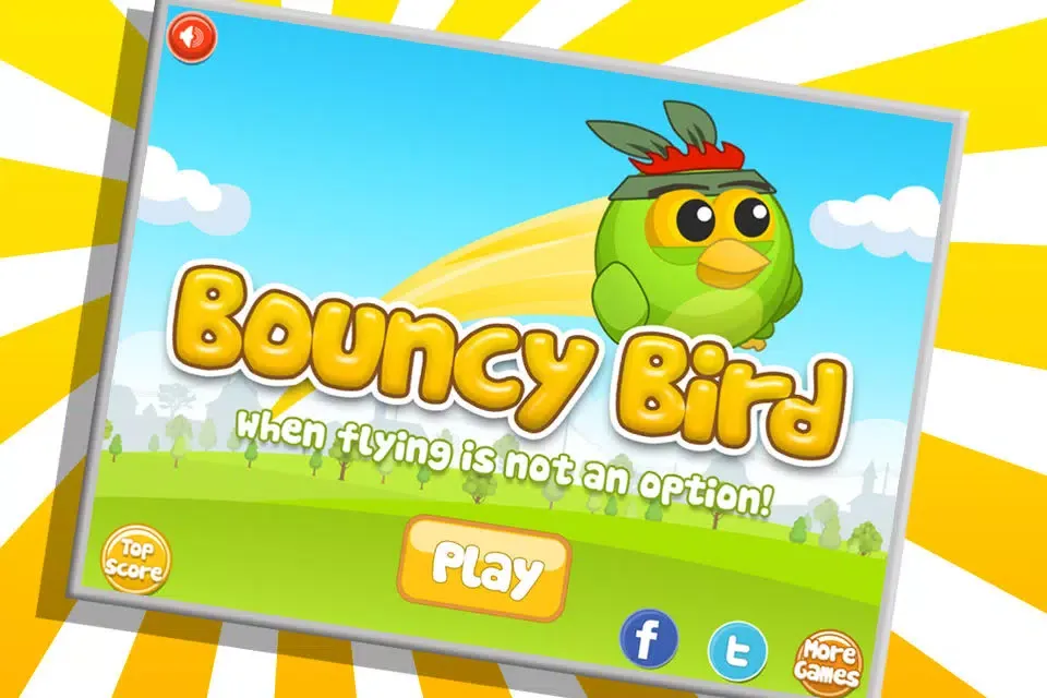 Bouncy Bird Free سکرین شاٹس