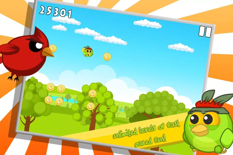 Bouncy Bird Free سکرین شاٹس