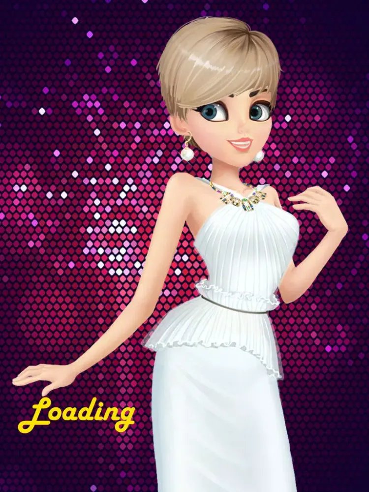 Fashion Model Dress Up Party iPad 应用截图