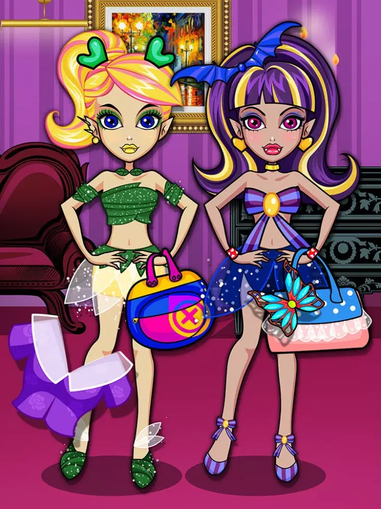 Monster Girl High School Fashion - Haunted Makeover iPad  Ekran Görüntüleri