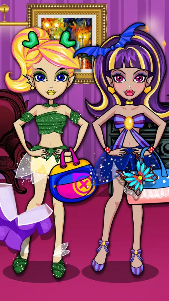 Monster Girl High School Fashion - Haunted Makeover Ekran Görüntüleri