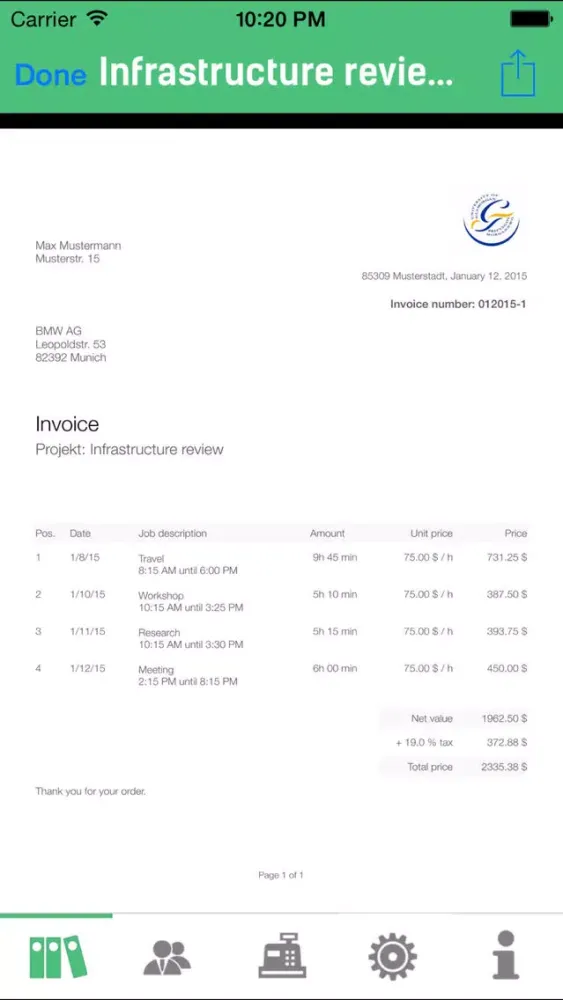 تصاویر Freelancer Timesheet