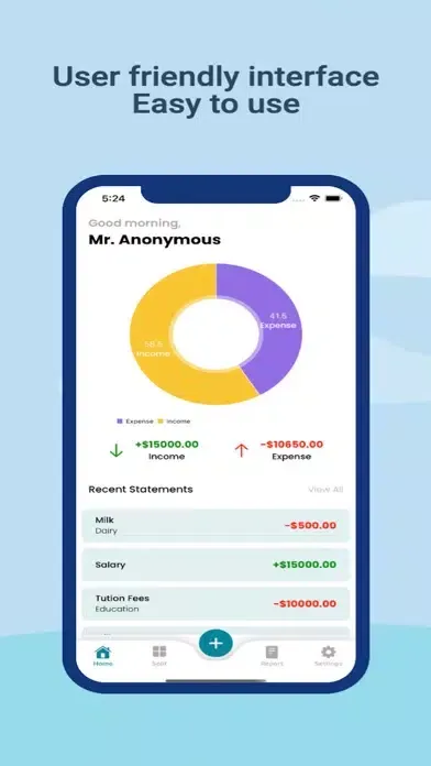 Captures d'écran de Spendee : Expense Tracker