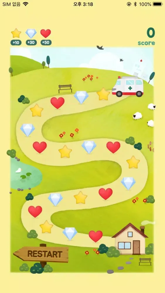 Capturas de tela do HeartPang