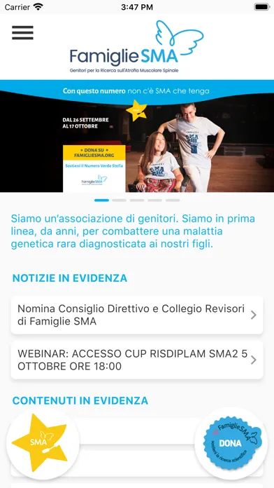 Famiglie SMA Screenshots