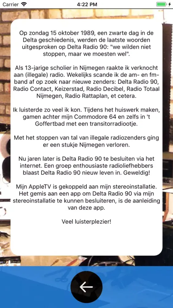 Captures d'écran de Delta Radio 90