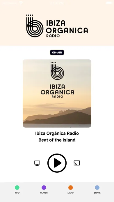 Ibiza Orgánica Radio Ekran Görüntüleri