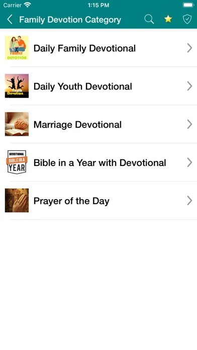 Family Devotional Screenshots