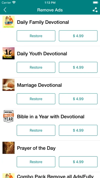 Family Devotional Screenshots