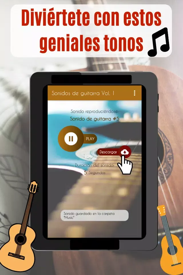 Capturas de tela do Sonidos de Guitarra. Acordes.