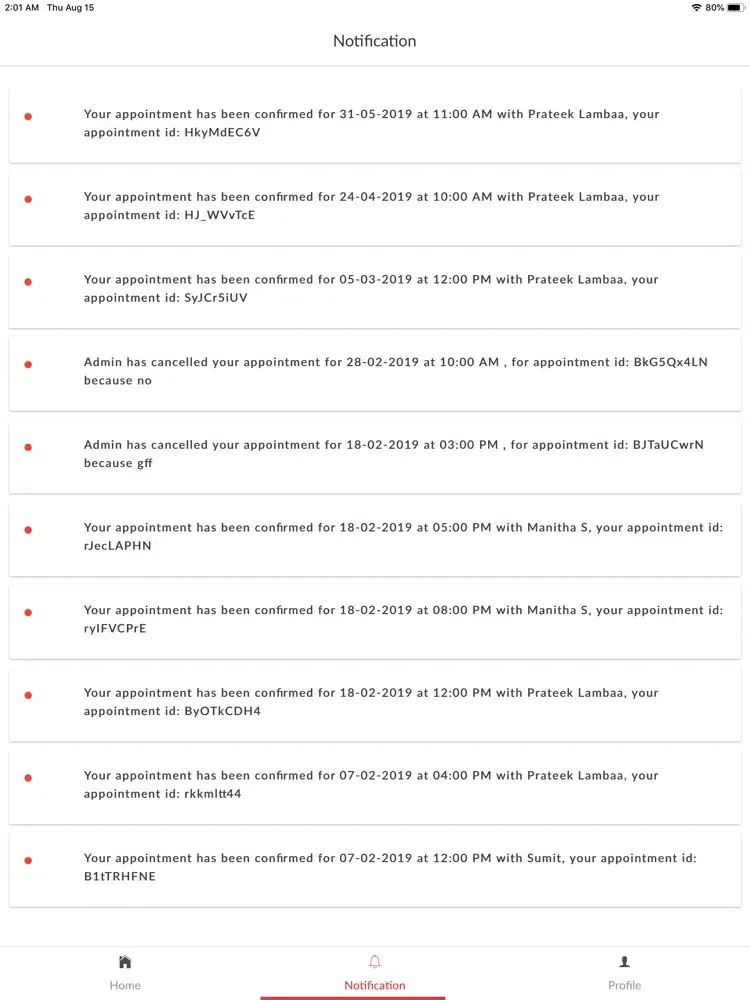 Captures d'écran de Family Care Hospitals Pro iPad 