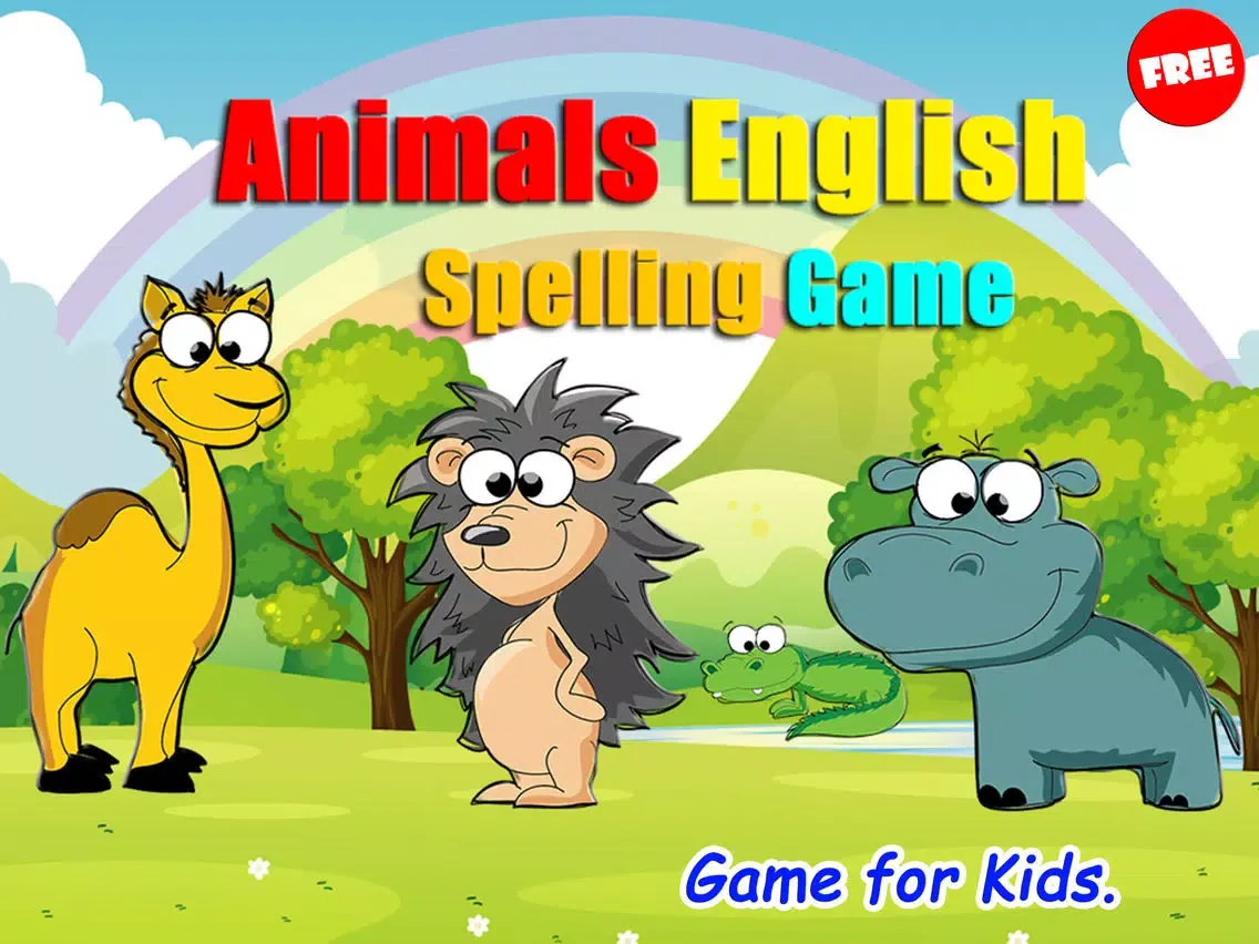 Animals Spelling And Vocabulary Kids Games iPad  Screenshots