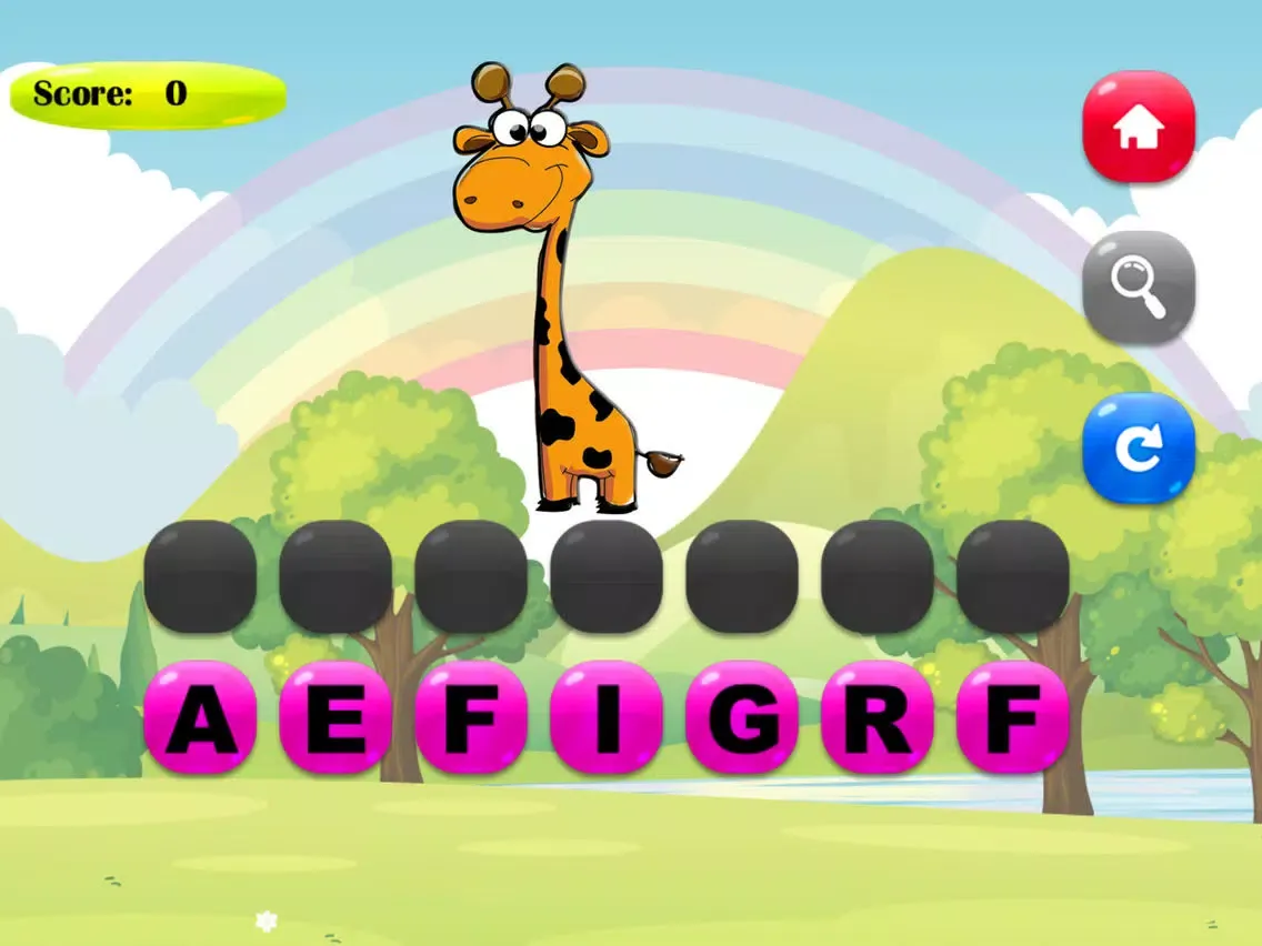 Animals Spelling And Vocabulary Kids Games iPad  Screenshots