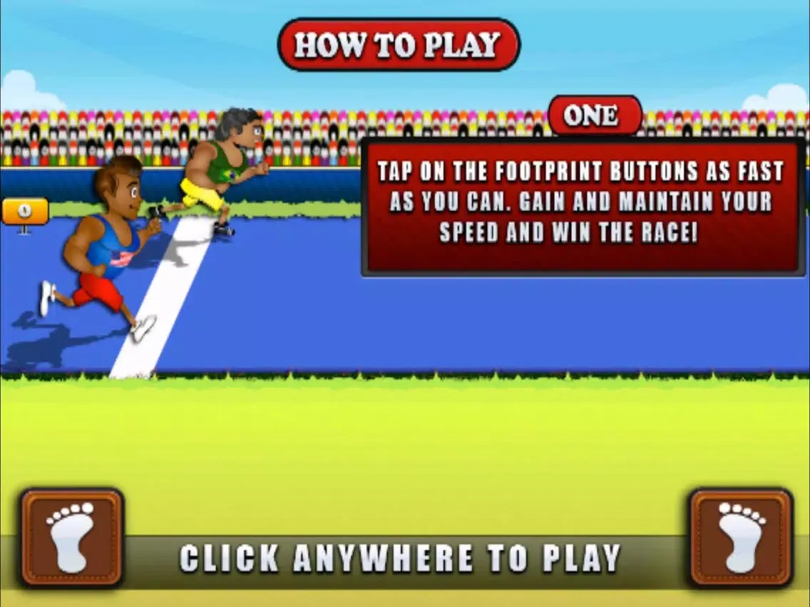 100M Dash Race iPad  Screenshots