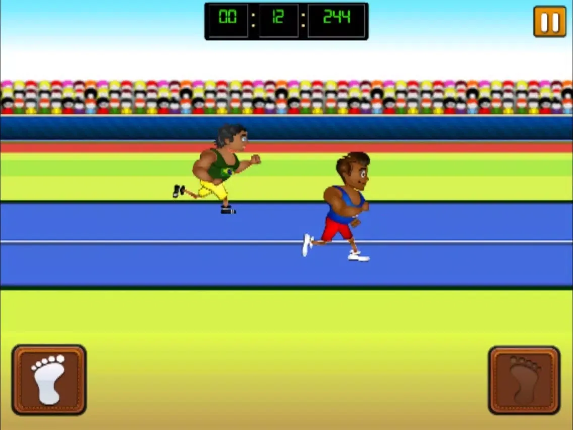 100M Dash Race iPad  Screenshots