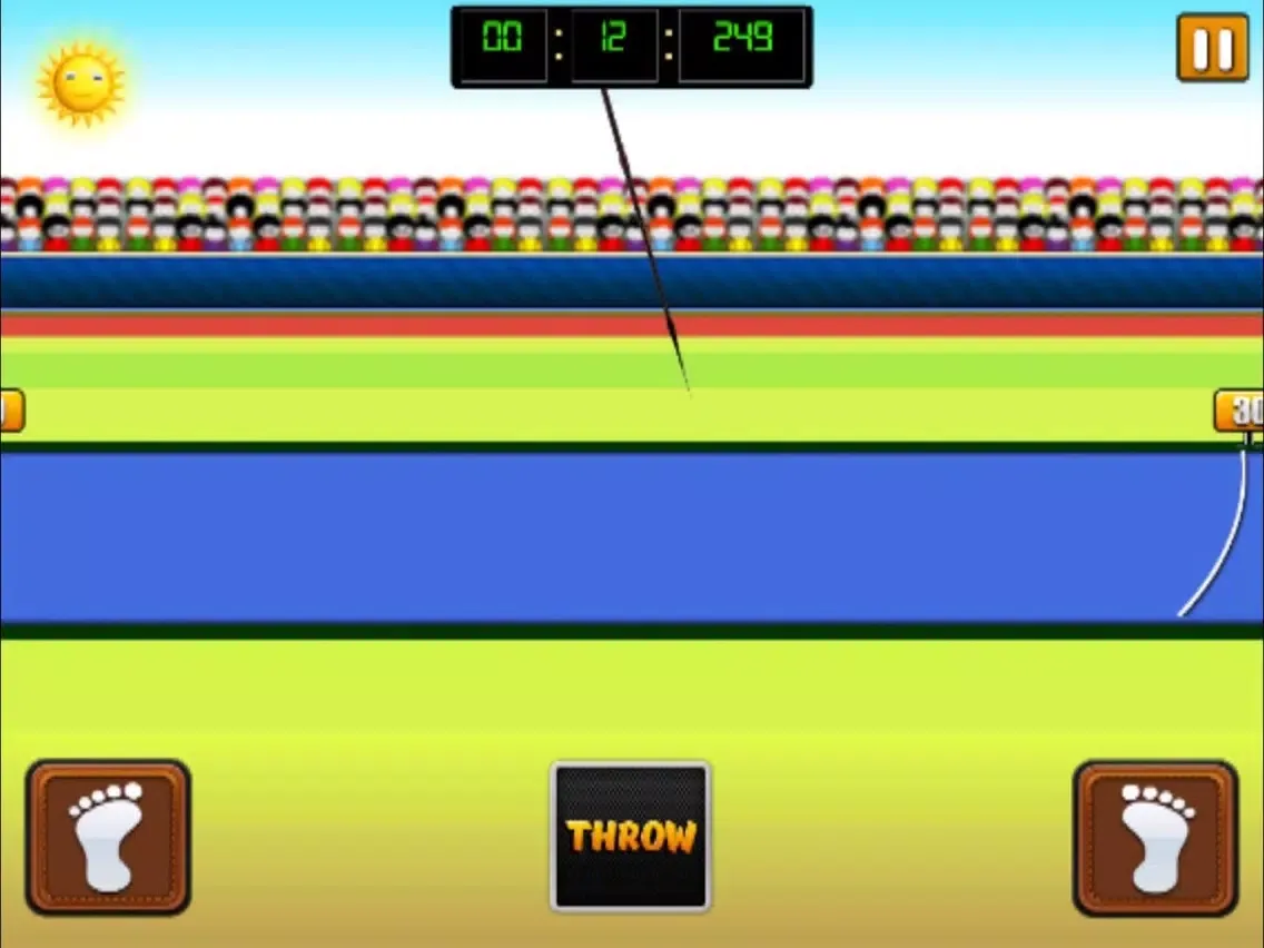 Tangkapan skrin Javelin Throw sports iPad 