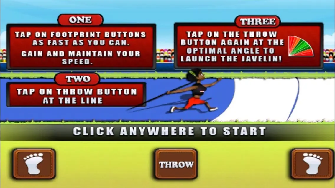 Tangkapan skrin Javelin Throw sports