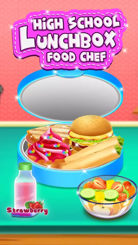 School lunchbox food recipe Ekran Görüntüleri