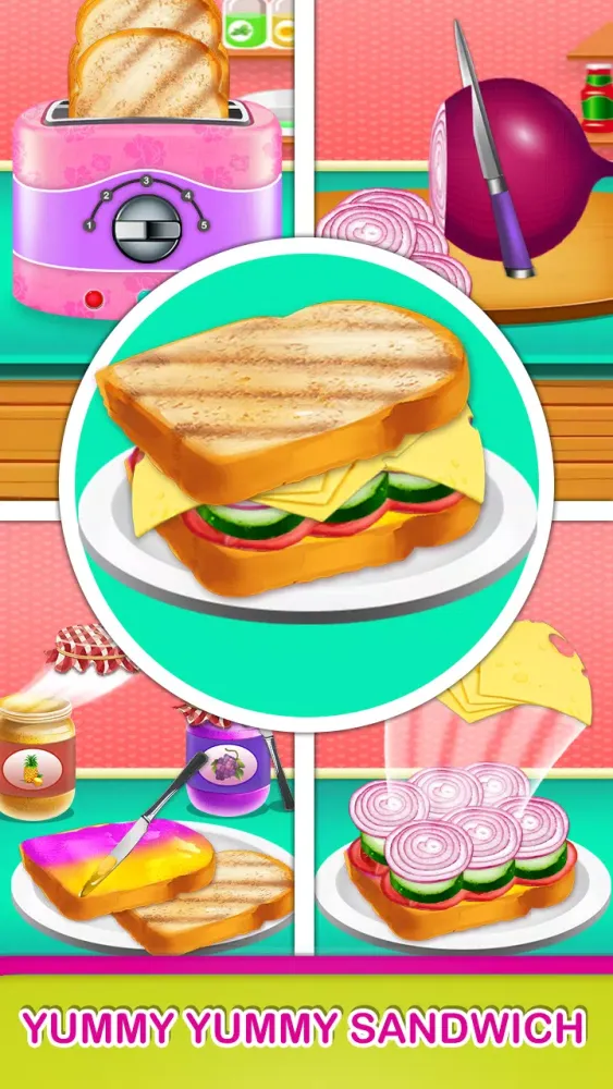 School lunchbox food recipe Ekran Görüntüleri
