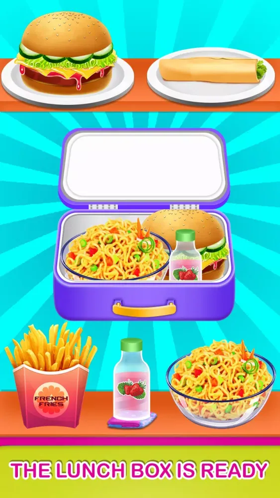 School lunchbox food recipe Ekran Görüntüleri