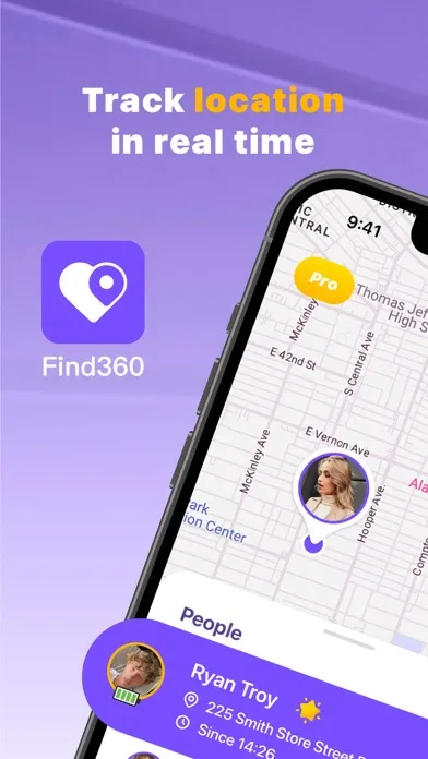 Capturas de pantalla de Find360: Find Friends & Family