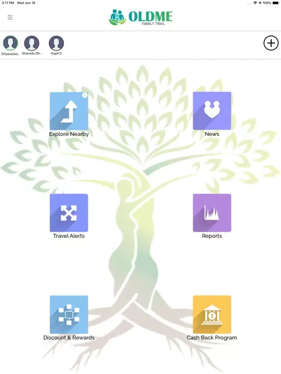 Capturas de tela do Family Trail iPad 
