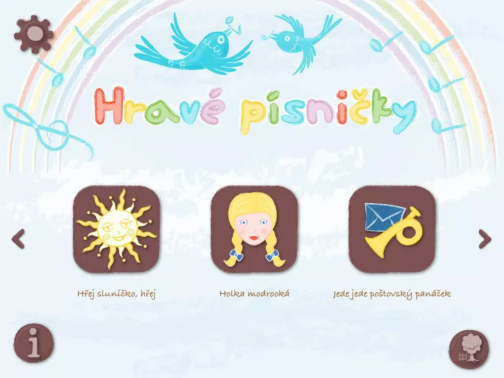 Скриншоты Hravé písničky iPad 