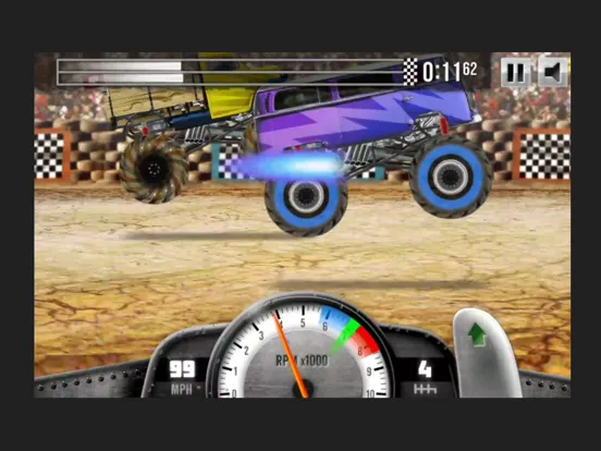 Capturas de tela do Monster Truck Drag Racing iPad